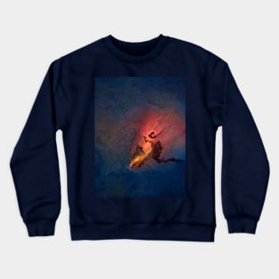 Underlined Spiral of Peace Crewneck Sweatshirt